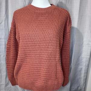 Old Navy Women's Long Sleeve Waffle Knit Tunic Sweater